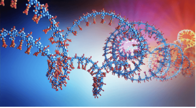 illustration DNA strand